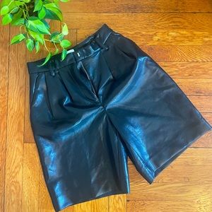 Wilfred faux leather shorts NWOT